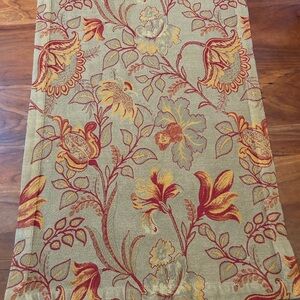 Pottery Barn Floral Tapestry Table Runner 108 X 18